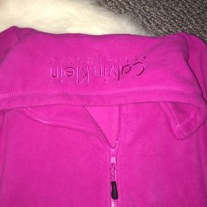 Like new Calvin Klein zip up fleece